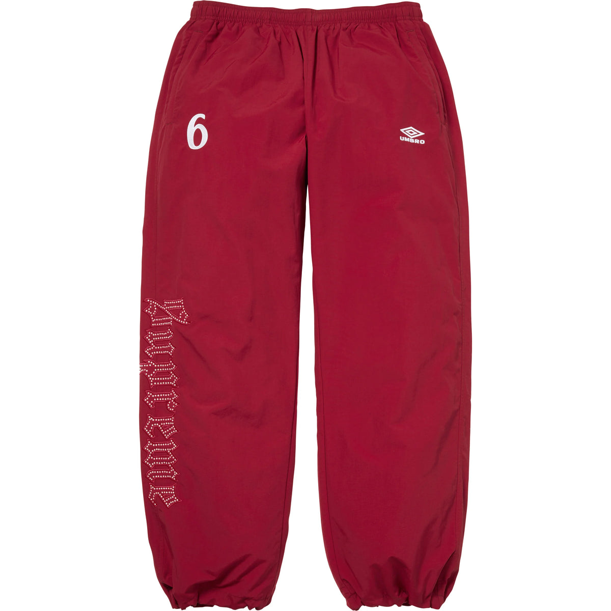 Supreme Umbro Studded Track Pants red