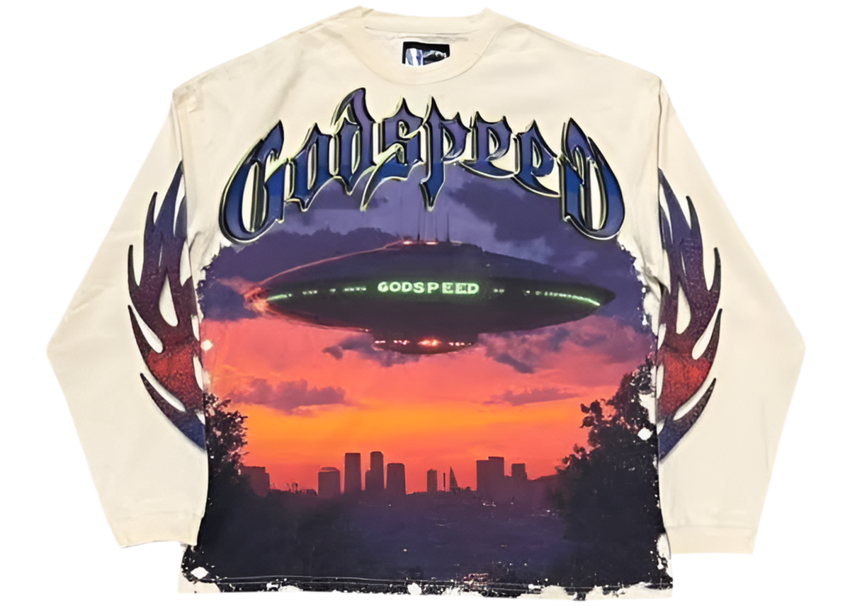 Godspeed UAPLs Long Sleeve Tee Shirt Bone