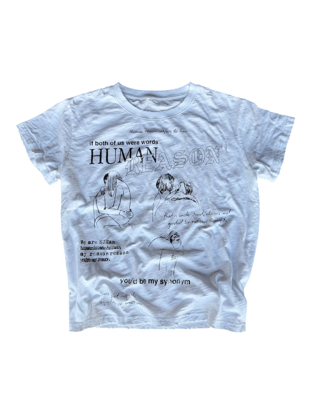 Human Reasons Cuff Tee