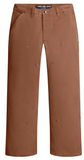 Lost Shdws Detached Double Knee Jeans Brown