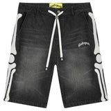 Femur Denim Shorts Black