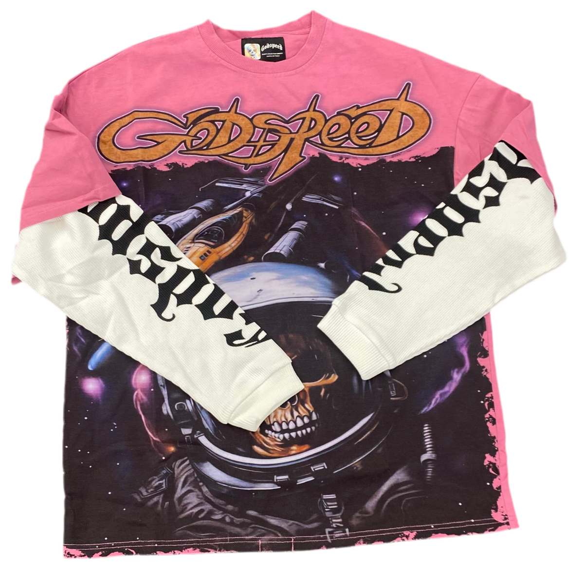 Godspeed Pink Space Traveler Layered Shirt