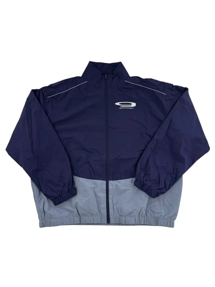 Garciago Zip Up Track Jacket Hoodie Blue
