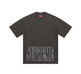 Supreme Cracked Stretch Short-Sleeve Top Black