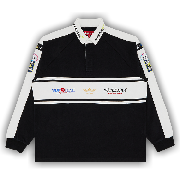 Supreme Rugby LS Tee Black