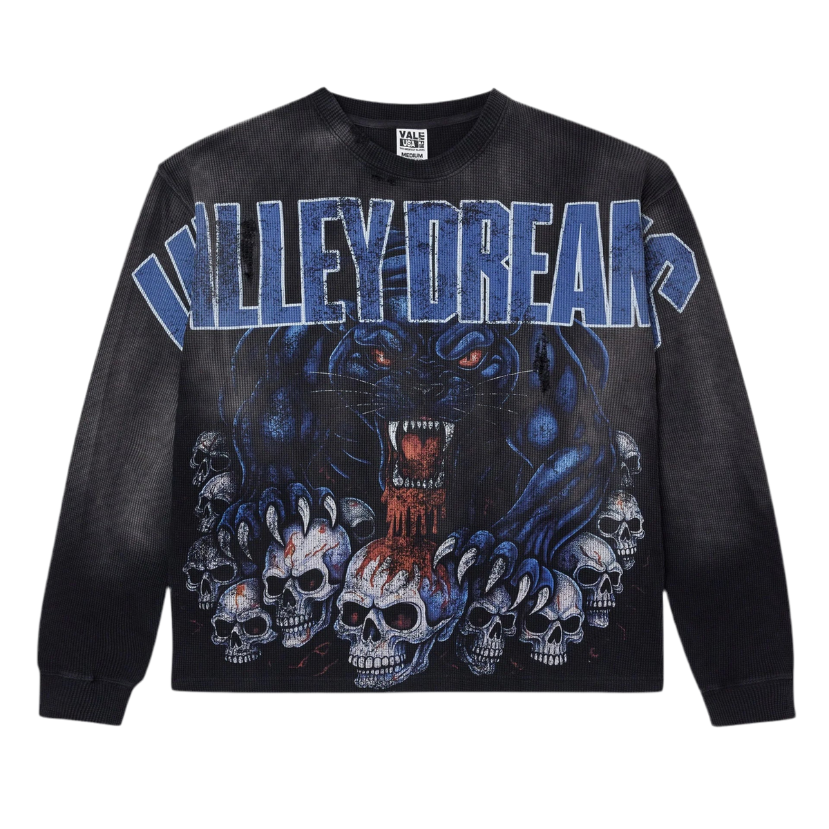 Vale Forever Big Panther Thermal L/S T-Shirt Black