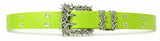 Sanity Lime Green Crown of Thorns Belt