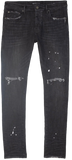 Purple Brand Black Overspray Jeans