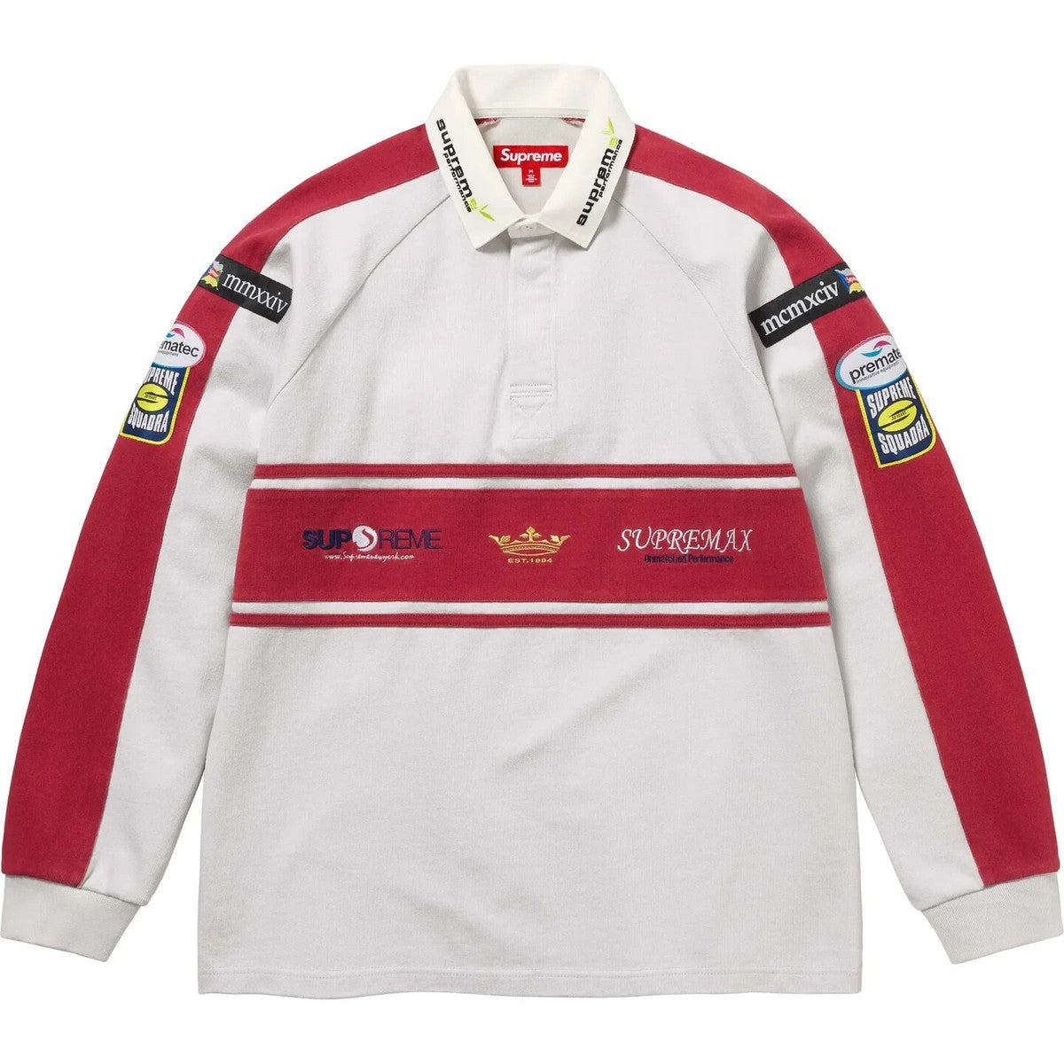 Supreme Chest Stripe Rugby shirt