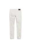 Purple Brand Optic White Paint Blowout Jeans
