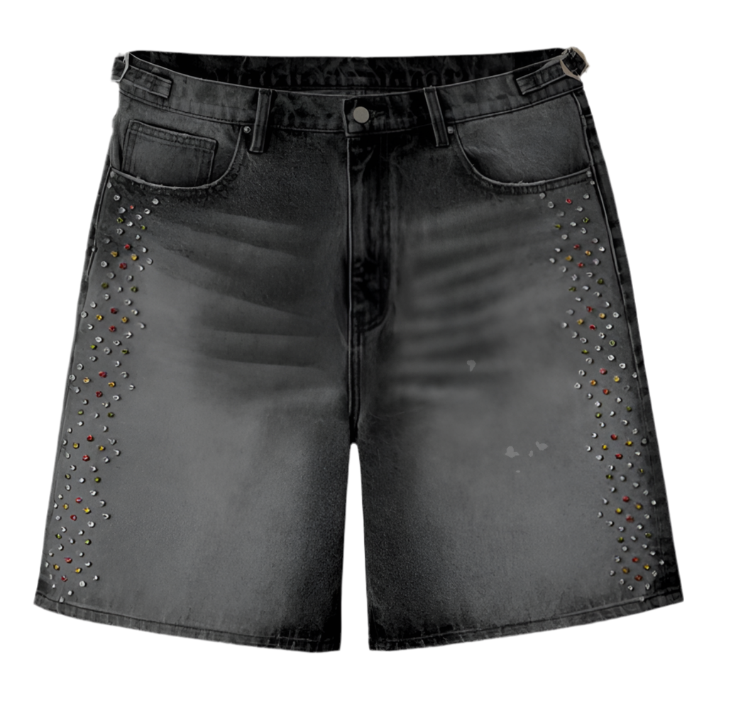 HMDD H-STAR CRYSTAL JORT (WASHED BLACK)
