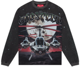 Godspeed Air Strike LS T-shirt (Grey Wash)