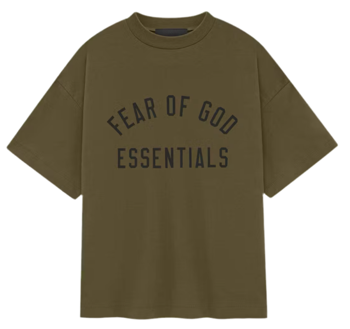 Fear of God Essentials Jersey Crewneck Tee (olive)