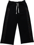 Azva Cactus Crystal Cactus Sweats - Black