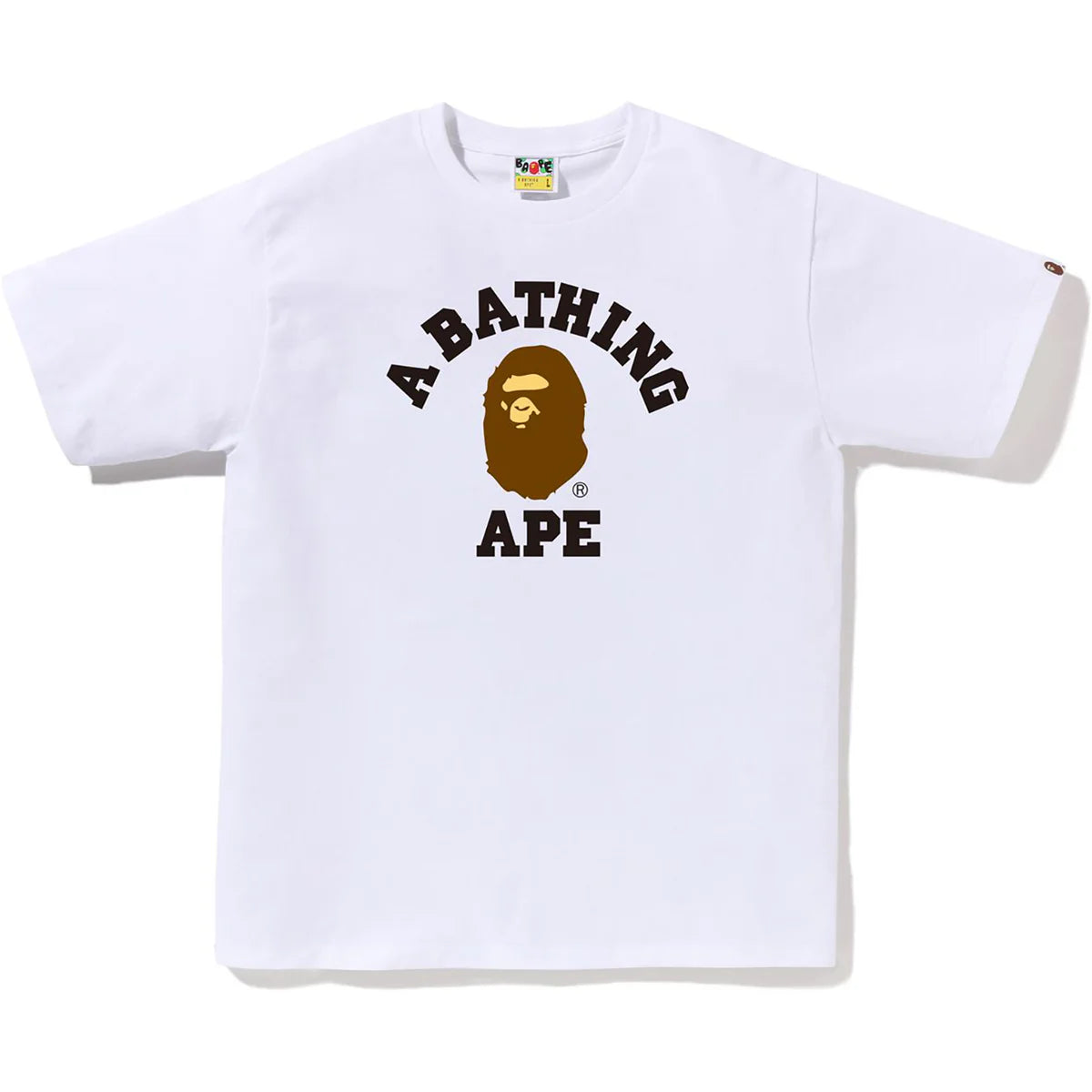 Bape College Tee White