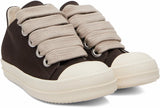 Rick Owens DRKSHDW Jumbolace Low Sneaks Brown