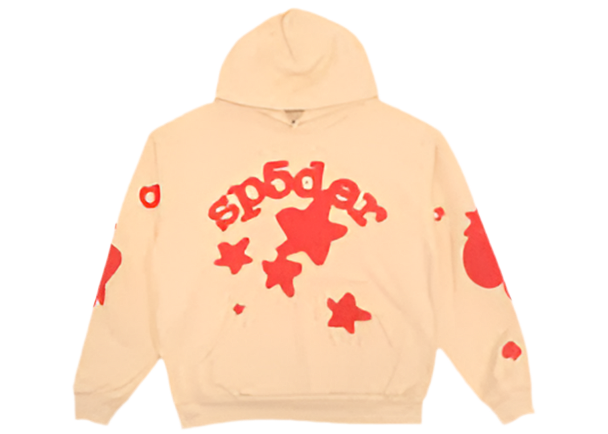 Sp5der Beluga Hoodie Cream