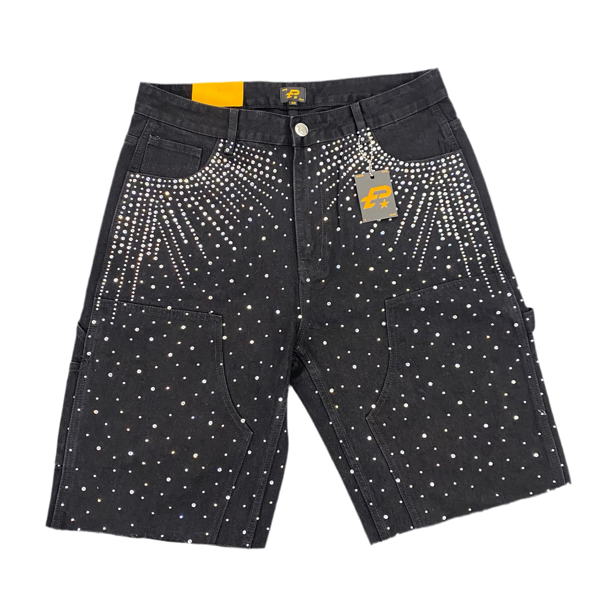 Politics Jorts Cosmo Silver Black