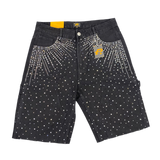 Politics Jorts Cosmo Silver Black