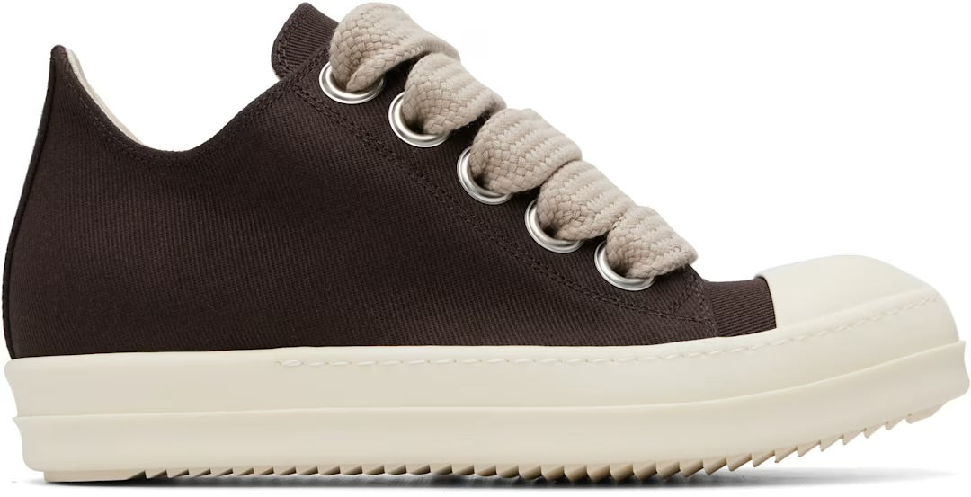 Rick Owens DRKSHDW Jumbolace Low Sneaks Brown