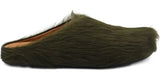 MARNI FUSSBETT SABOT - DEEP GREEN SLIDES