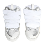 LANVIN CURB METALLIC EFFECT SNEAKERS