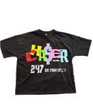Chaser 247 Art Tee Shirt black