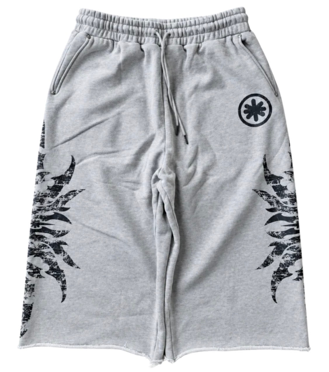 LOSTSHDWS Vintage Grunge 3/4 Shorts Grey
