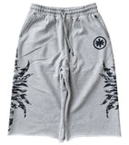 LOSTSHDWS Vintage Grunge 3/4 Shorts Grey