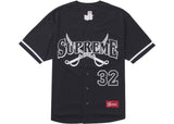 Supreme Swords Baseball Jersey Black