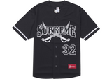 Supreme Swords Baseball Jersey Black