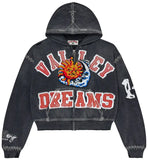 Vale Forever Sunny Zip Up Hoodie Black