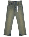 P011 Dirty Oil Repair Jeans