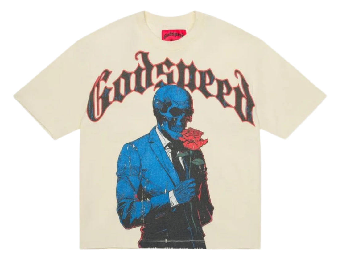 GODSPEED (BONE 'SMELL THE ROSES' T-SHIRT)
