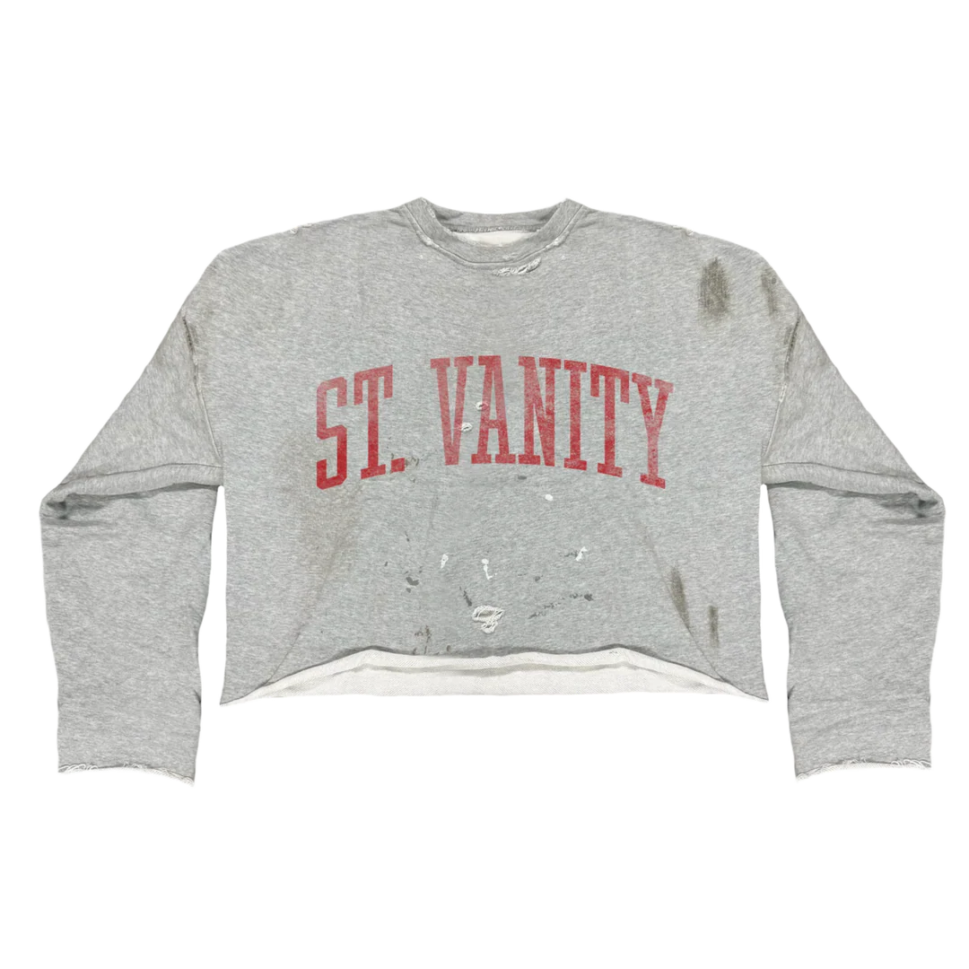 Saint Vanity 'Badgers' Distressed Creweck