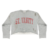 Saint Vanity 'Badgers' Distressed Creweck