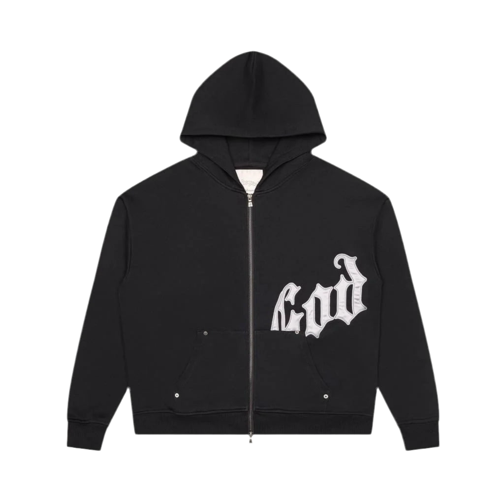 Godspeed Og-Logo V2 Black-Satin Silver Jacket