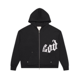 Godspeed Og-Logo V2 Black-Satin Silver Jacket