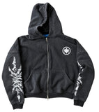 LOSTSHDWS Vintage Grunge Jacket Black