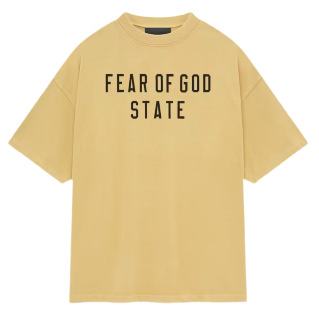 Fear of God Essentials Heavy Crewneck Tee (Amber)