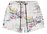Ksubi Skrawler White Board Shorts
