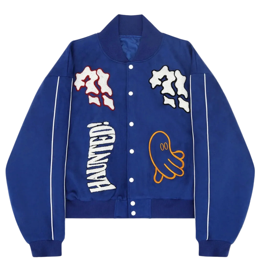 Wntd Blue Varsity Jacket