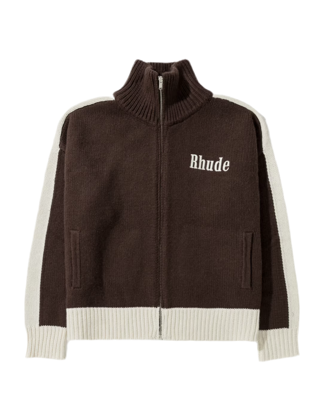 RHUDE Cashmere KNITTED TRACK JACKET