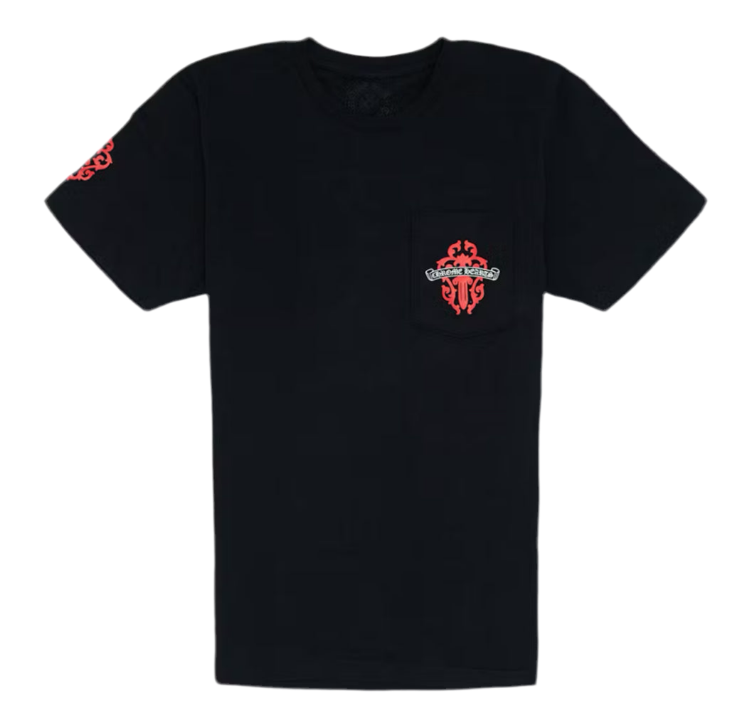 Chrome Hearts Red Dagger Tee
