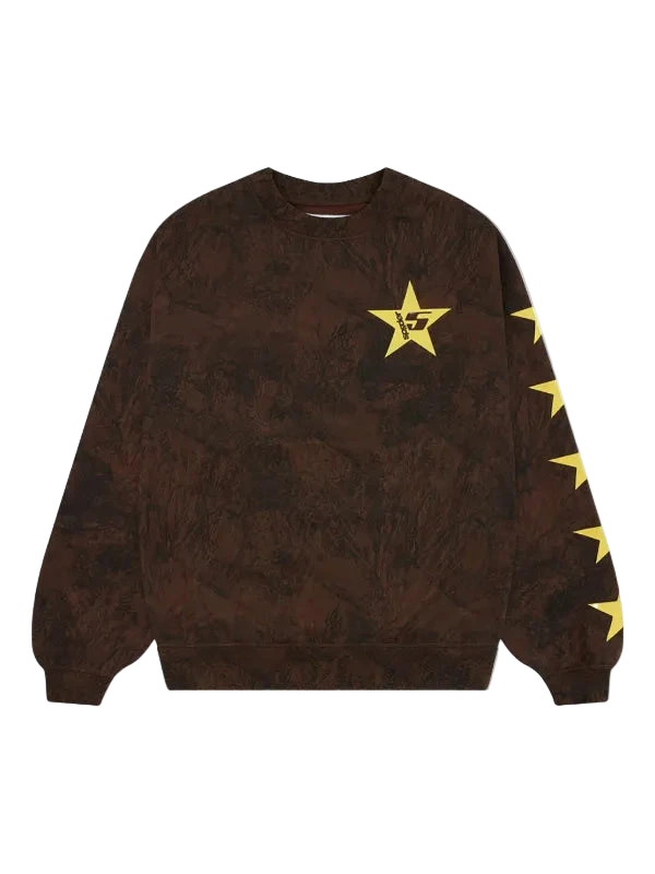 Sp5der 5 Crewneck Sweatshirt Brown