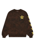 Sp5der 5 Crewneck Sweatshirt Brown