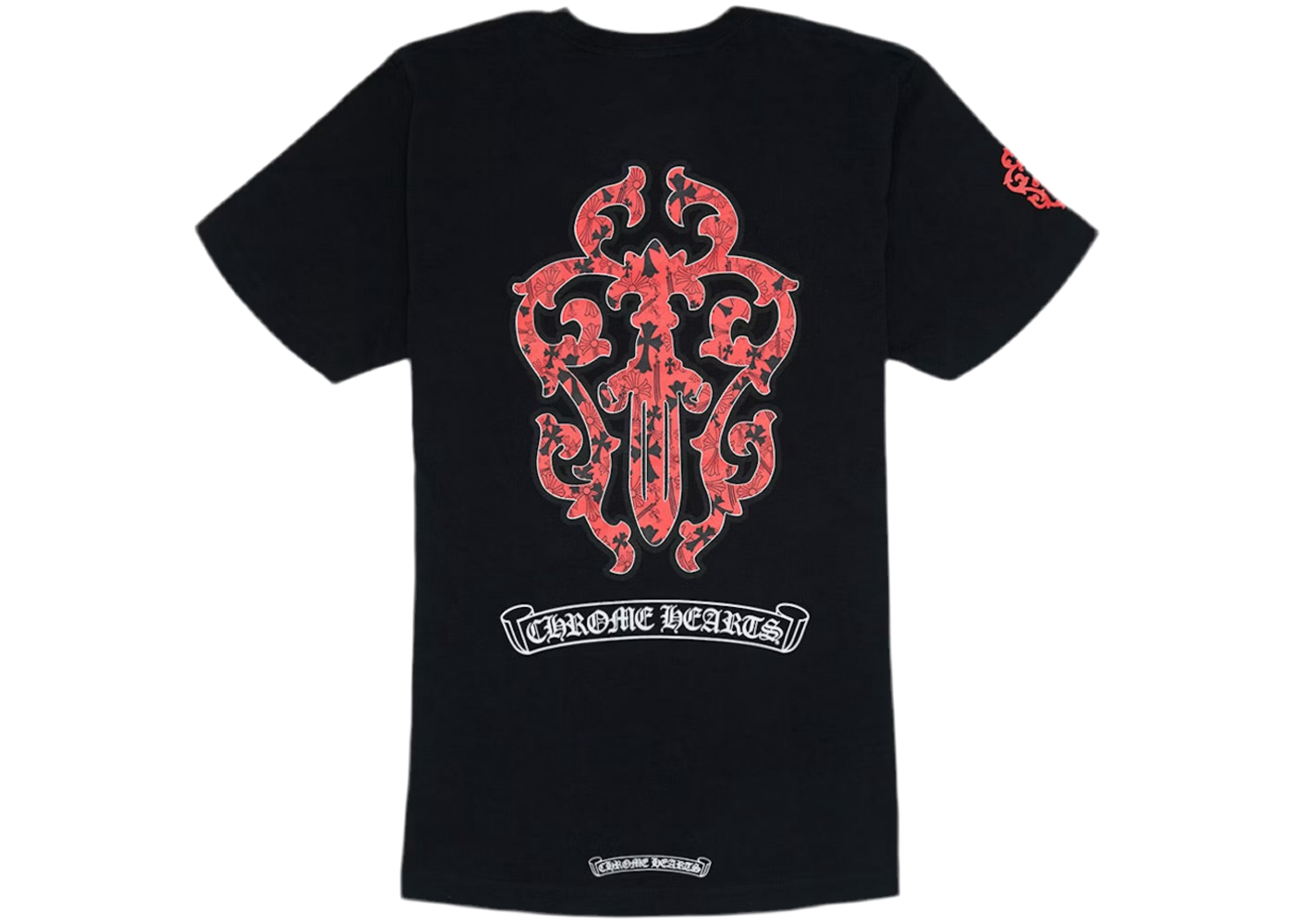 Chrome Hearts Red Dagger Tee
