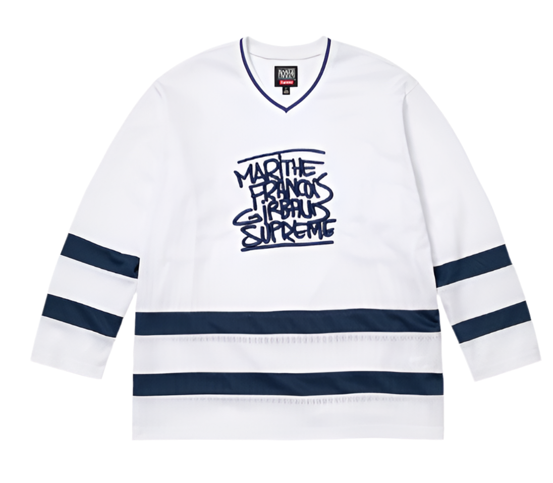 Supreme Marithe + Francois Girbaud Hockey Jersey White