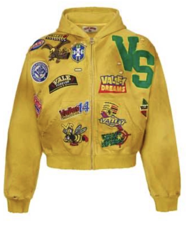 Vale Forever Doodle Zip Up 'Yellow'