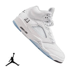 Jordan 5 Retro Metallic White